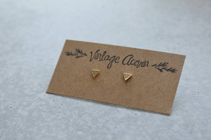 Gold Heart Earrings