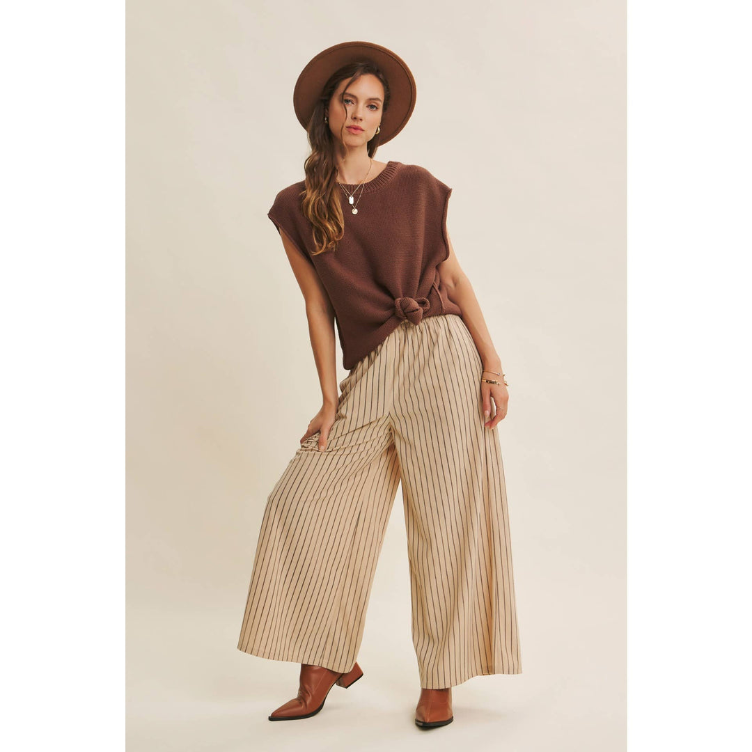 ENDLESSLY WEARABLE STRIPED CORDUROY COMFY WIDE-LEG PANTS - Baycreek & Co