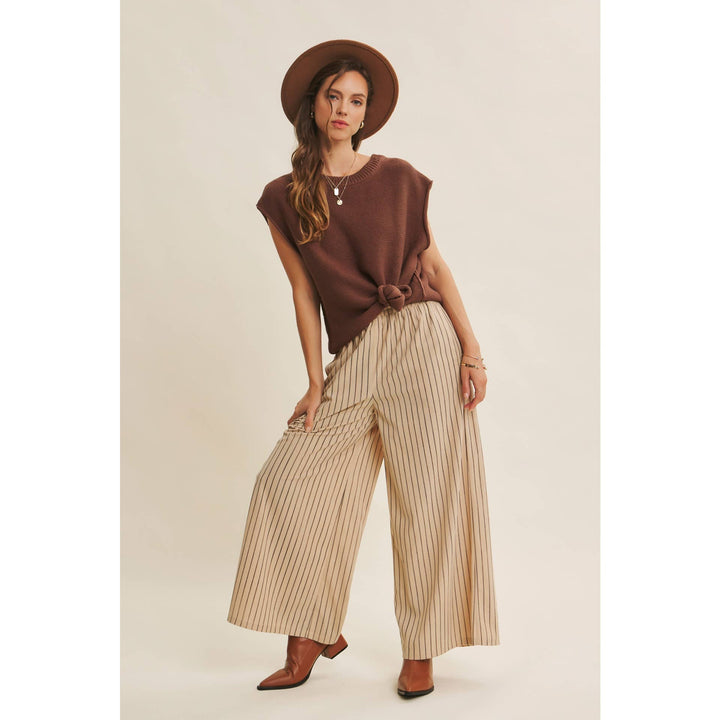 ENDLESSLY WEARABLE STRIPED CORDUROY COMFY WIDE-LEG PANTS - Baycreek & Co