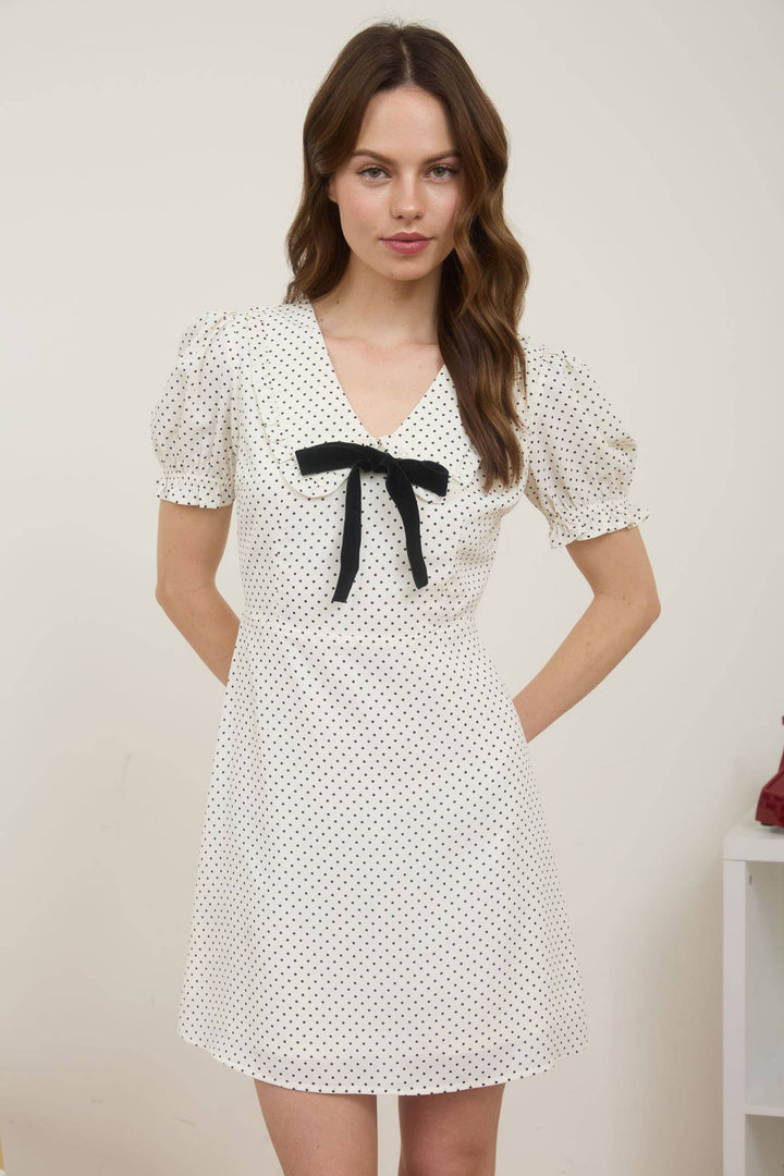 Polka Dot Midi Dress