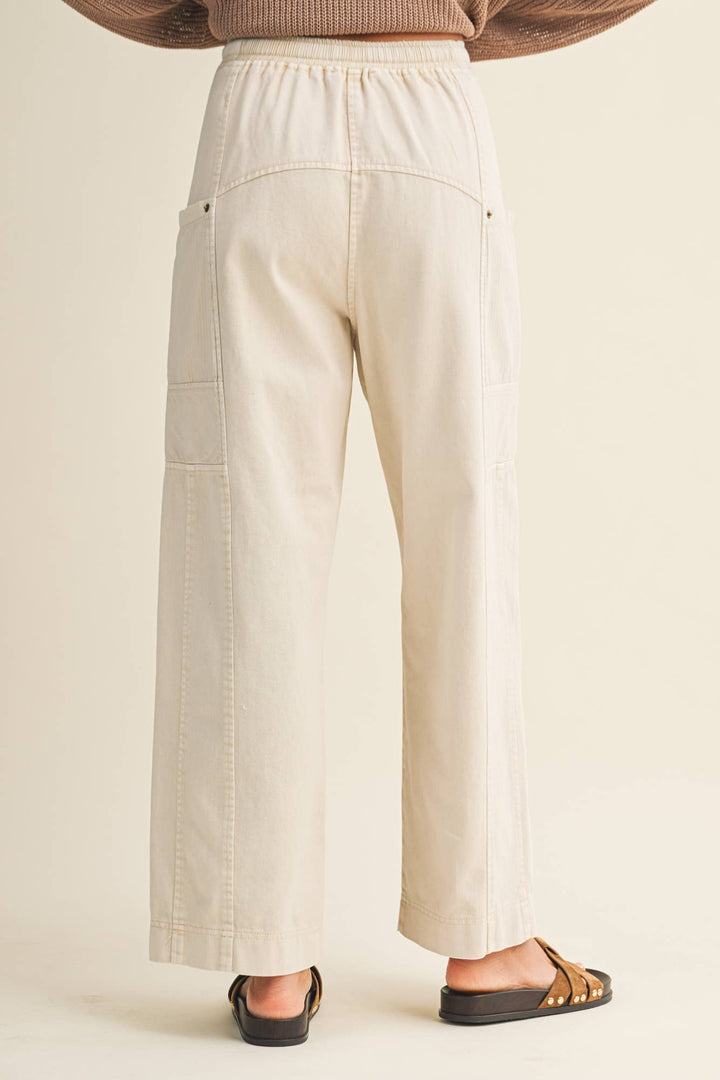 SIDE POCKET WIDE PANTS - Baycreek & Co