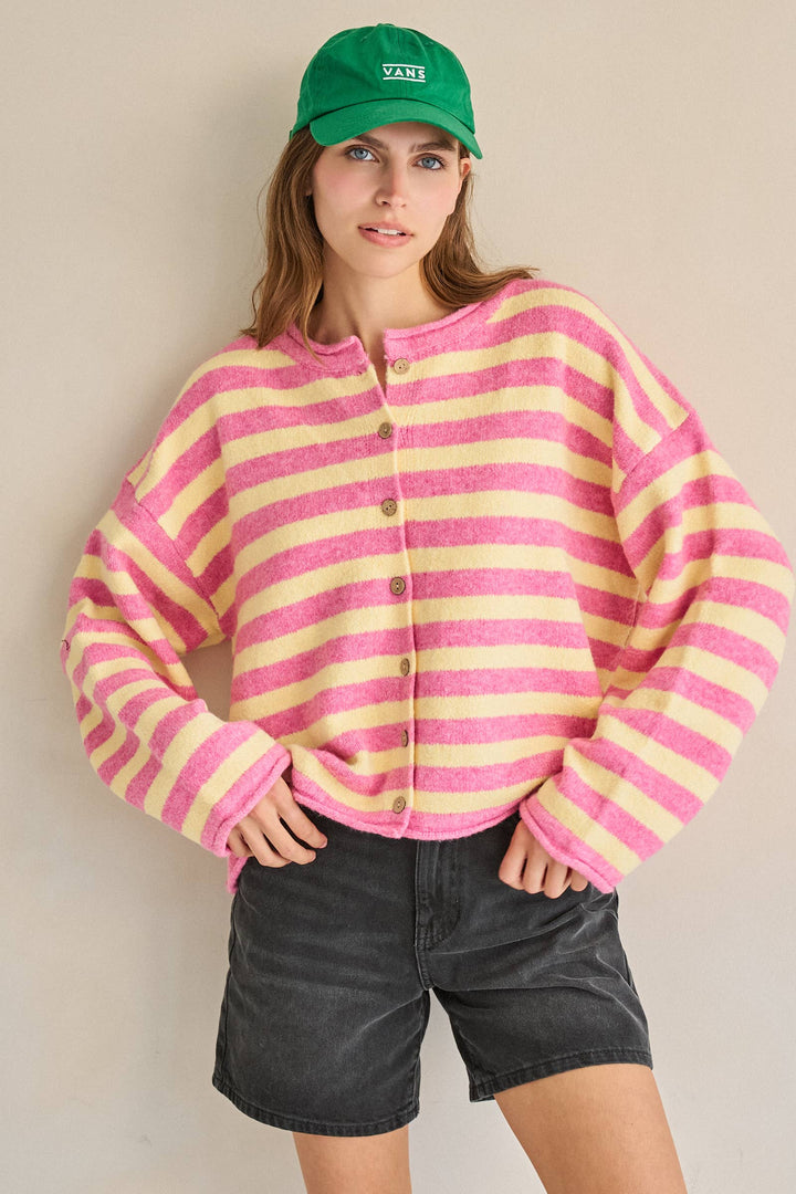Pink Lemon Drop Cardigan