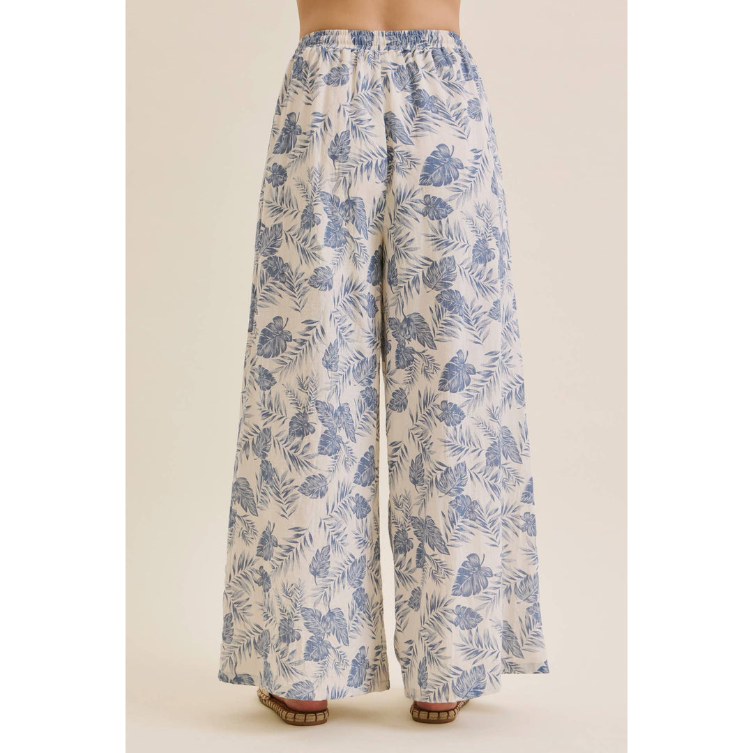 Tropical Wide Leg Pants - Baycreek & Co