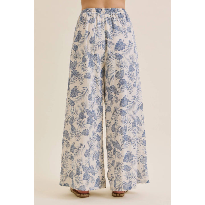 Tropical Wide Leg Pants - Baycreek & Co