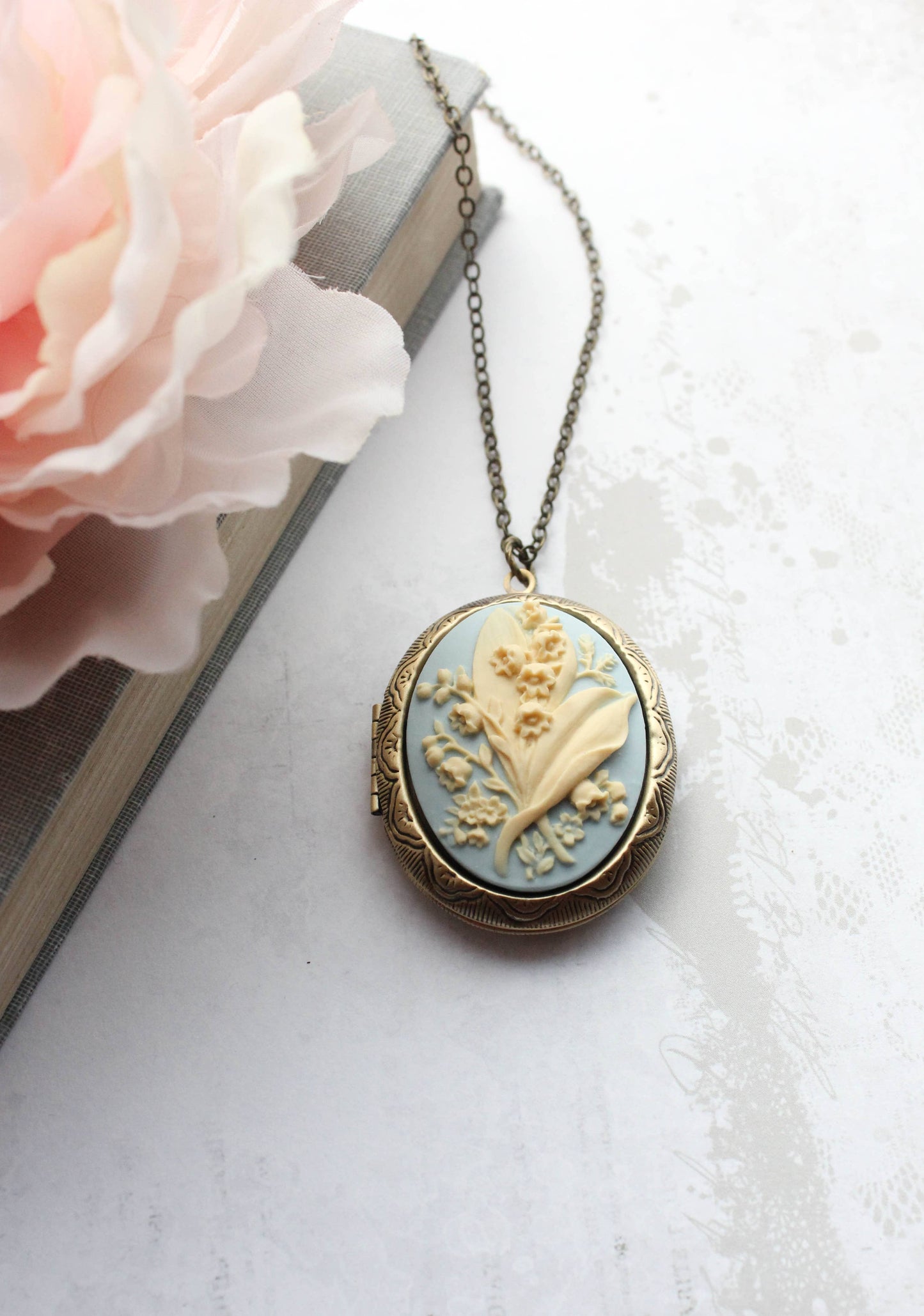 Lily of the Valley Locket