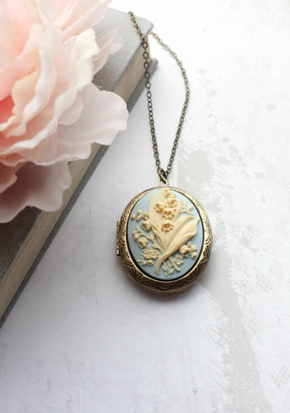 Lily of the Valley Locket