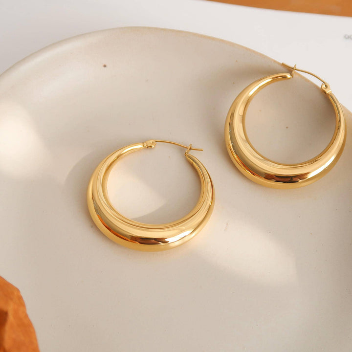 Galene Classic Large Hoop Earring