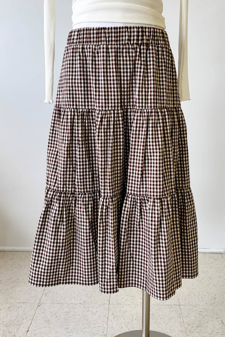 Wren Gingham Skirt