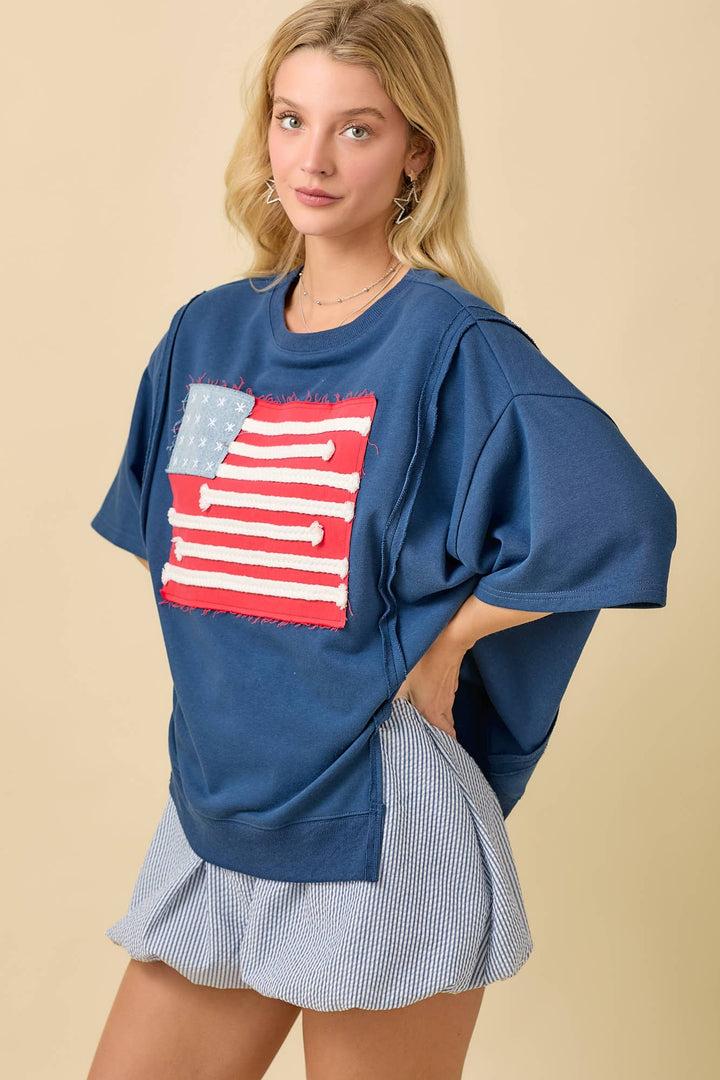 Patchwork Merica Top - Baycreek & Co