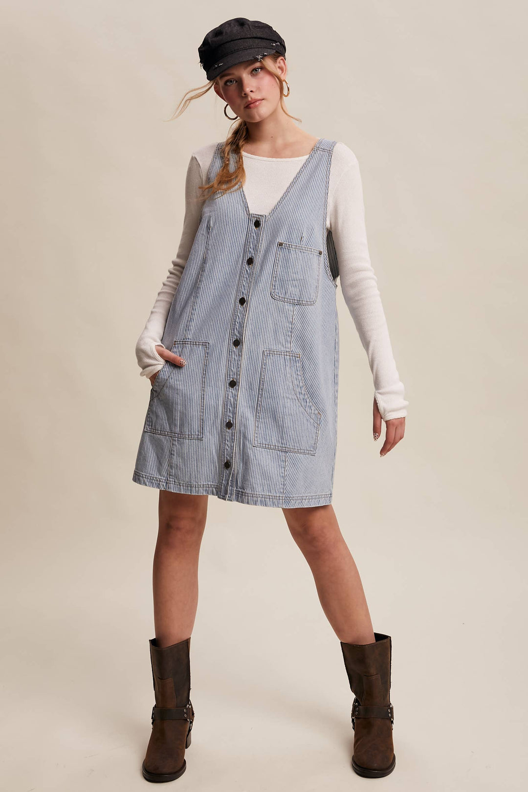 Railroad Days Denim Dress
