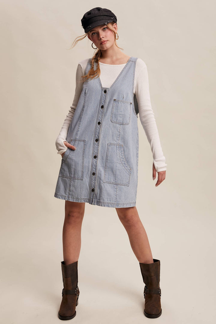 Railroad Days Denim Dress