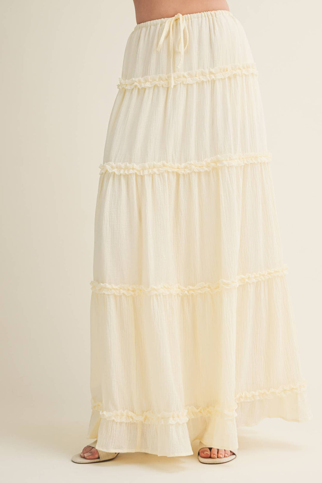Ruffle Tier Maxi Skirt - Baycreek & Co