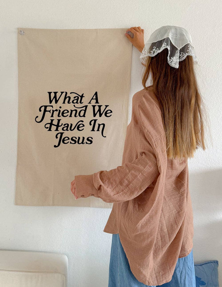 What a Friend in Jesus Tapestry - Baycreek & Co