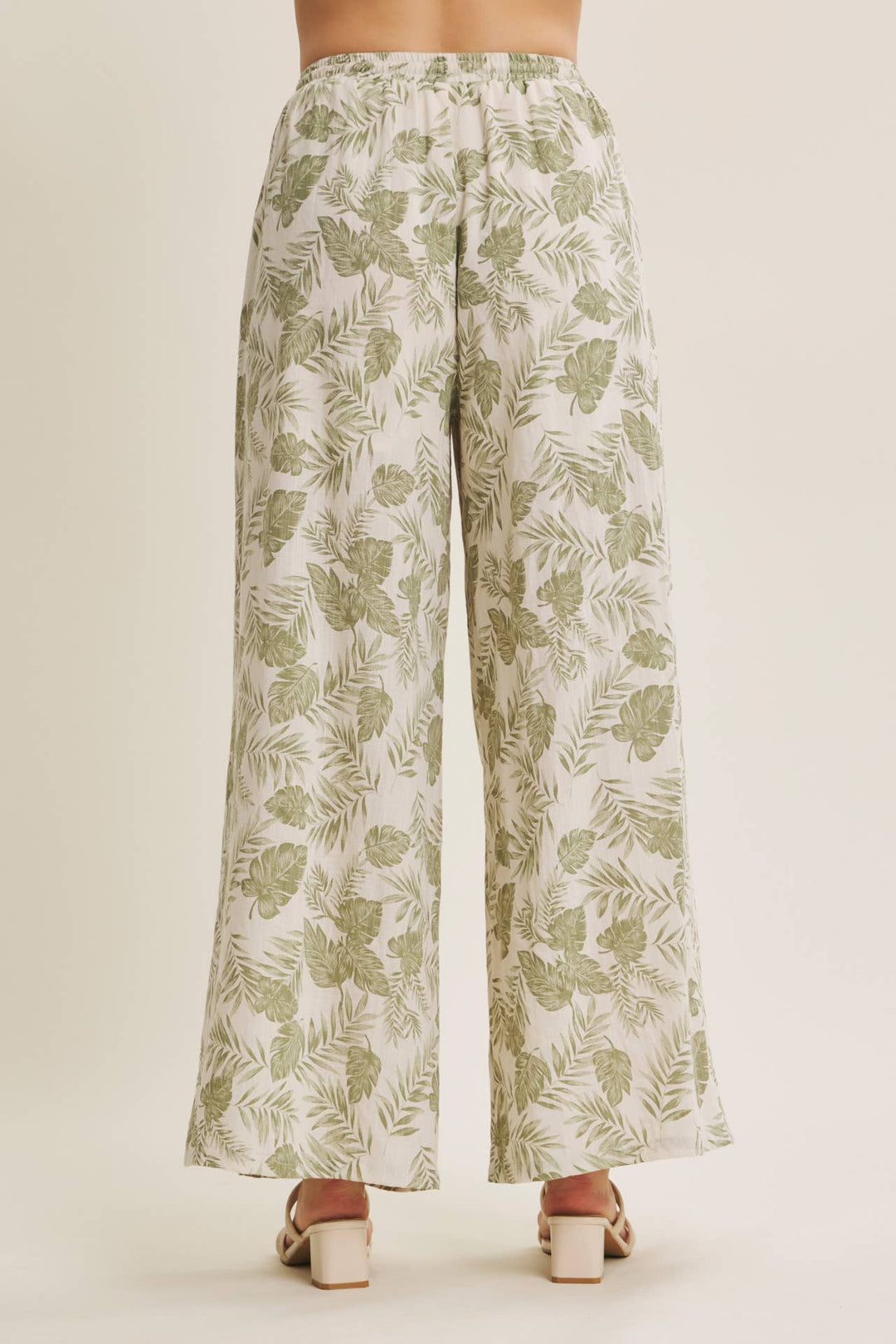 Tropical Wide Leg Pants - Baycreek & Co