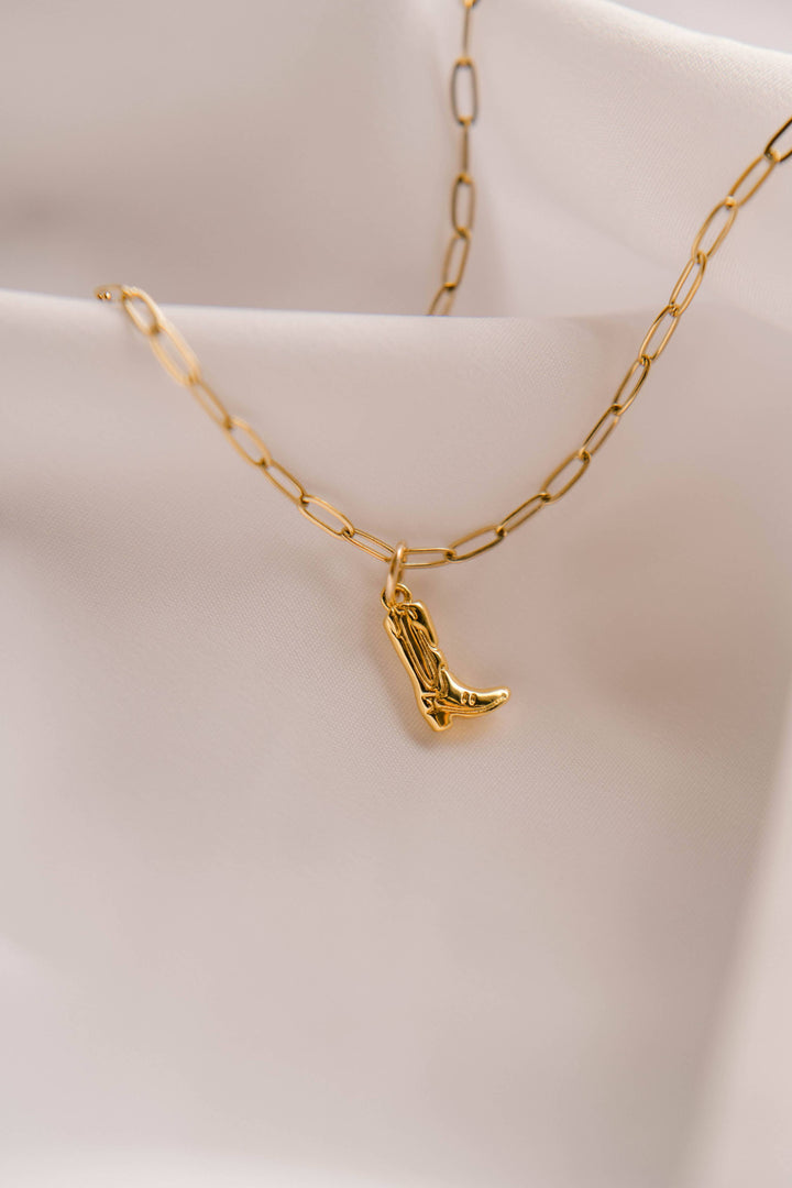 Boot Charm Necklace