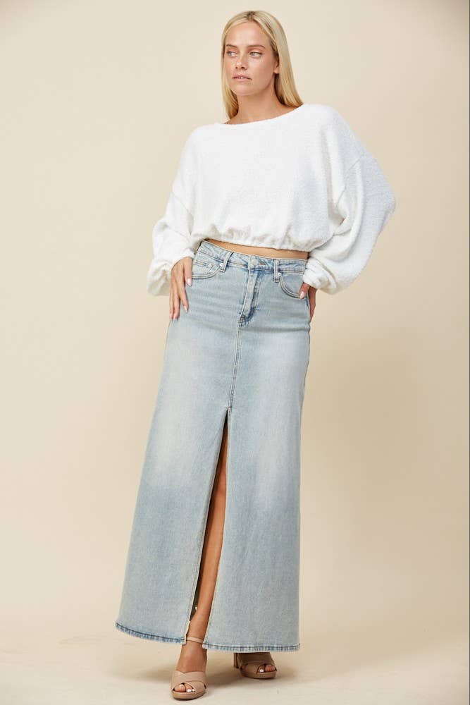 The Westin Denim Skirt