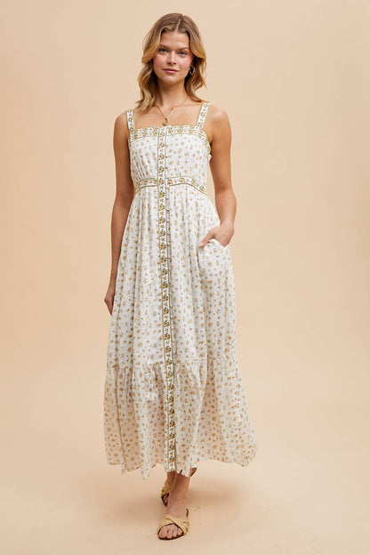 The Wildflower Embroidered Maxi
