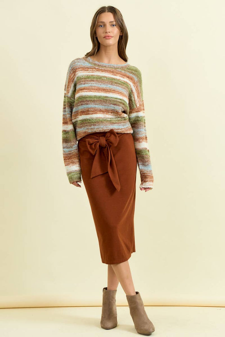 Mara Stripe Sweater - Baycreek & Co