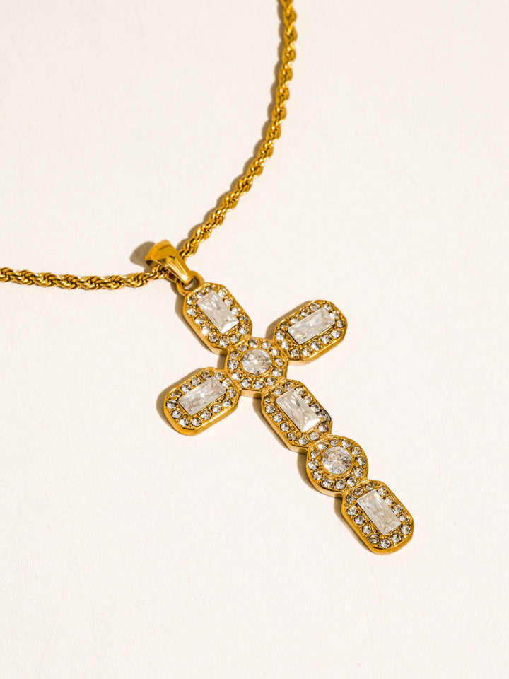 Belrose CZ Cross Pendant
