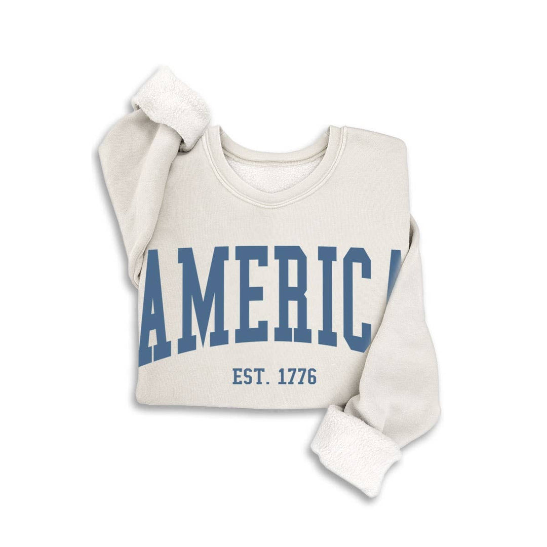 AMERICA EST 1776 MINERAL SWEATSHIRTS - Baycreek & Co