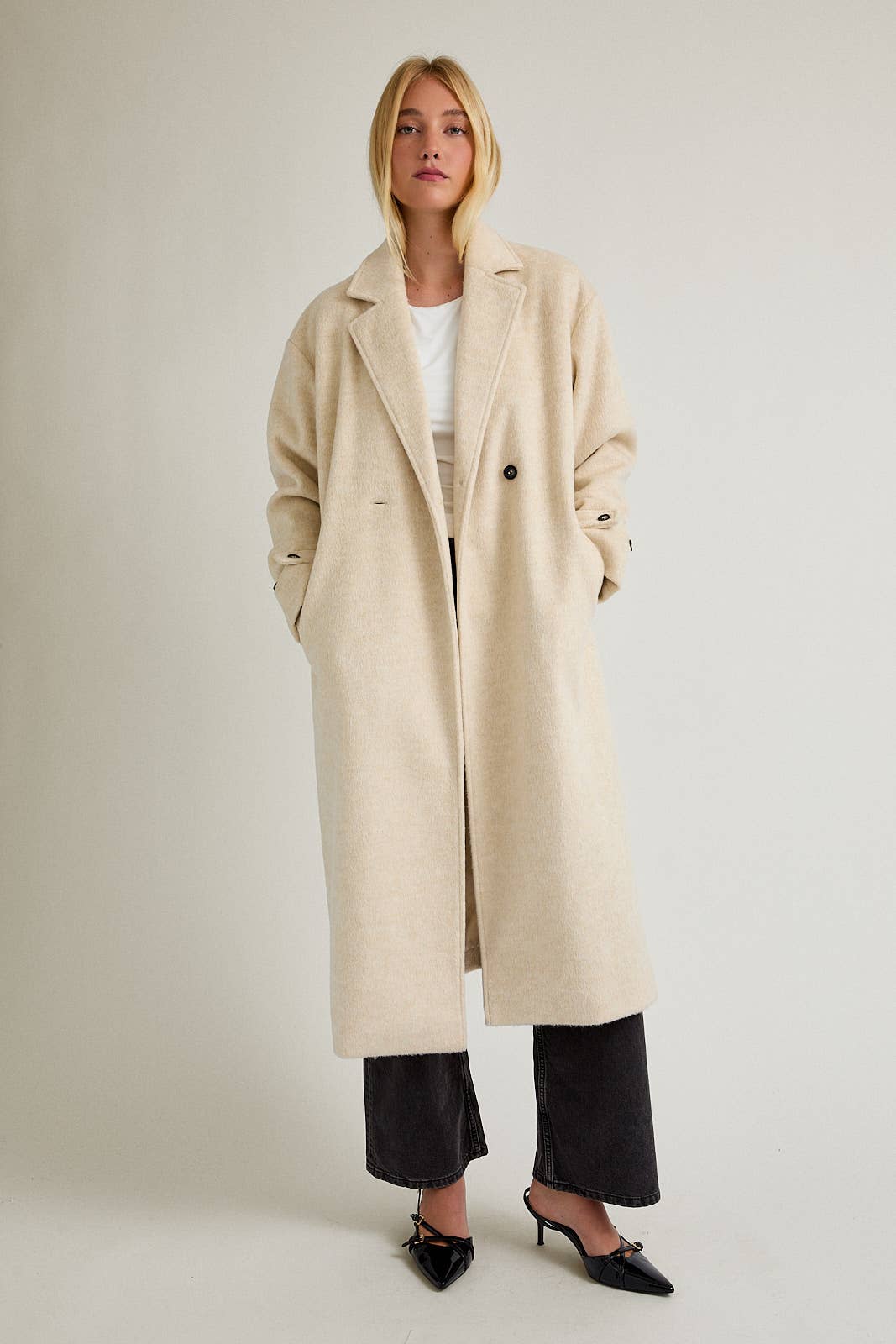 Lapel Collar Coat - Baycreek & Co
