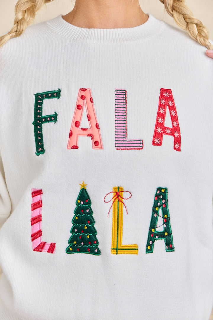 FALA LALA Christmas Knit Sweater