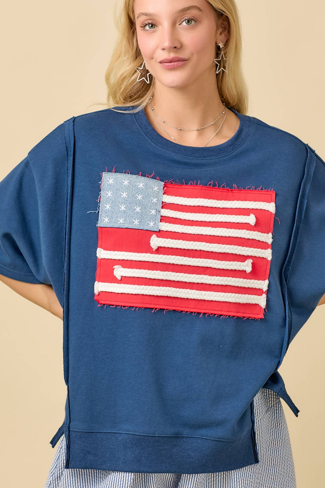 Patchwork Merica Top - Baycreek & Co