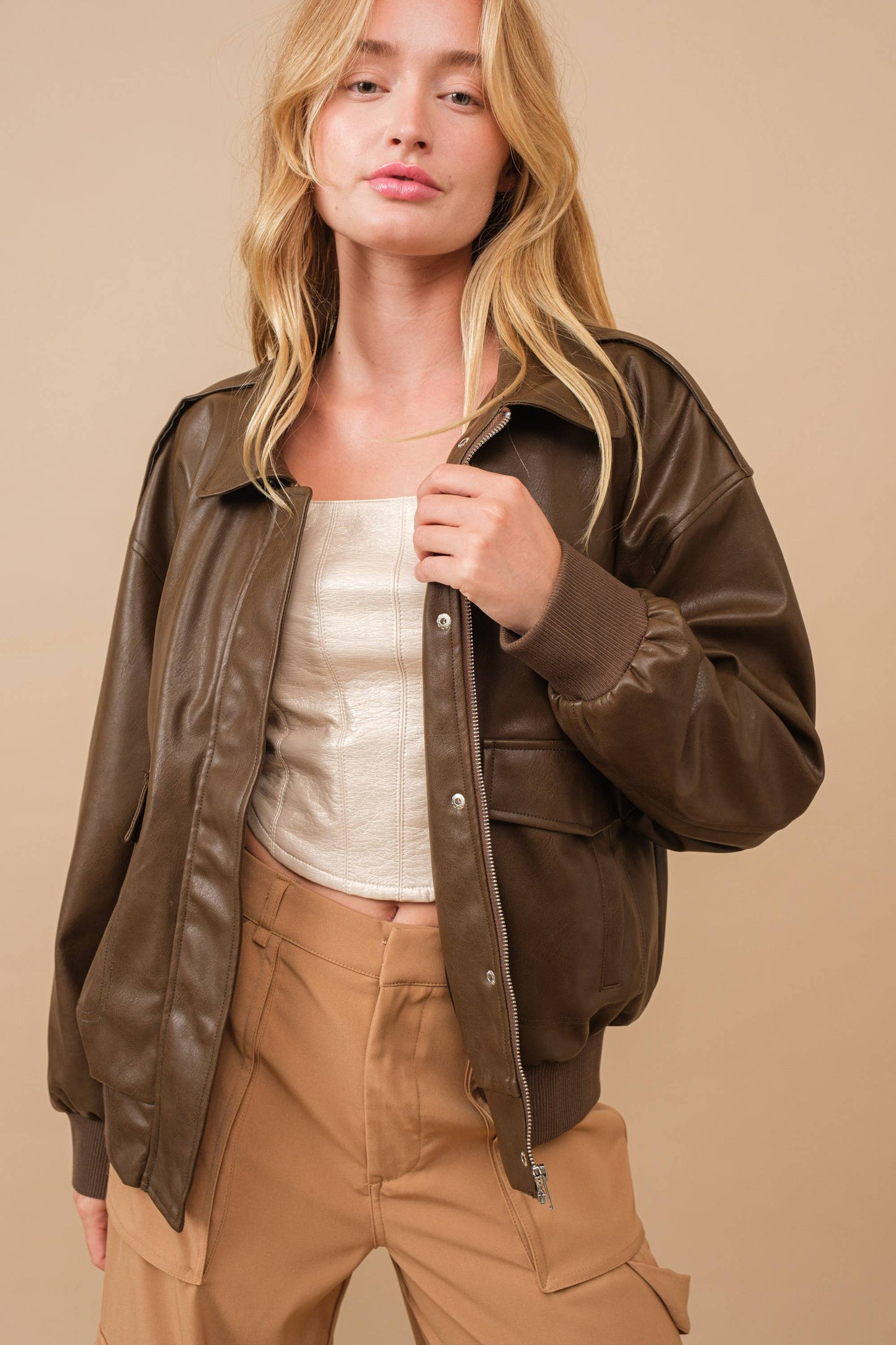 Piers Bomber Jacket: Contemporary