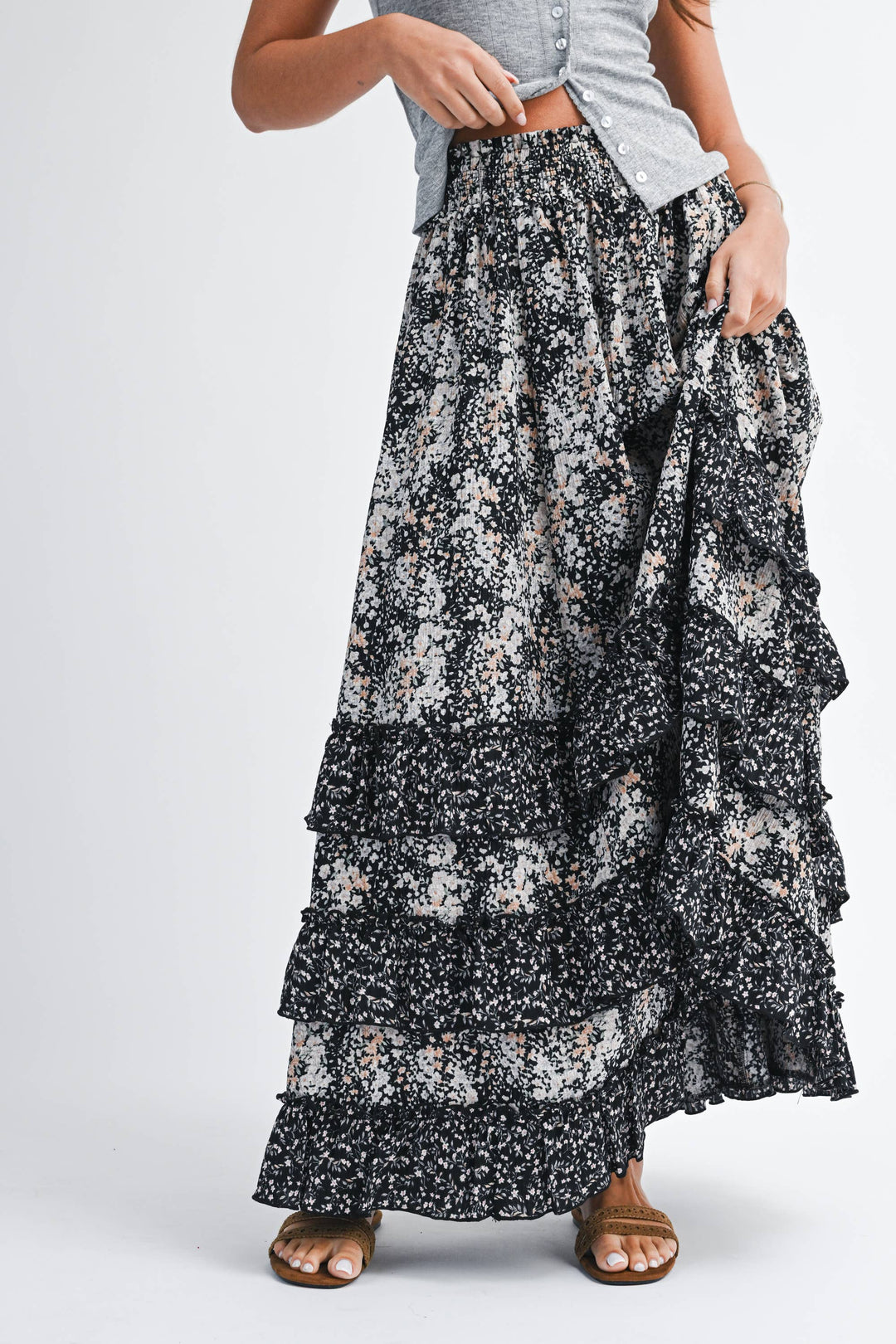 Ciao Ruffle Skirt - Baycreek & Co