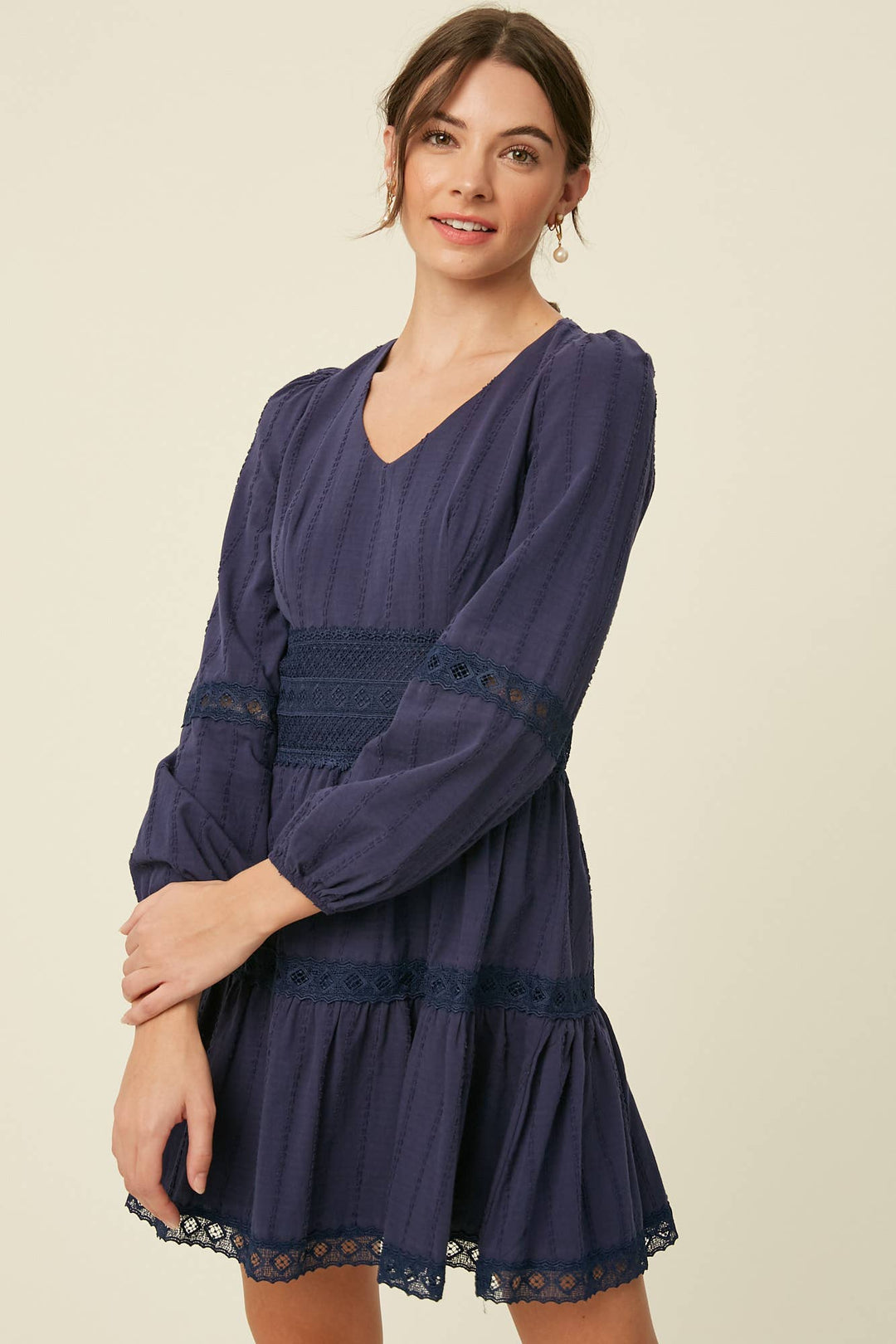 Cotton Lace Dress - Baycreek & Co