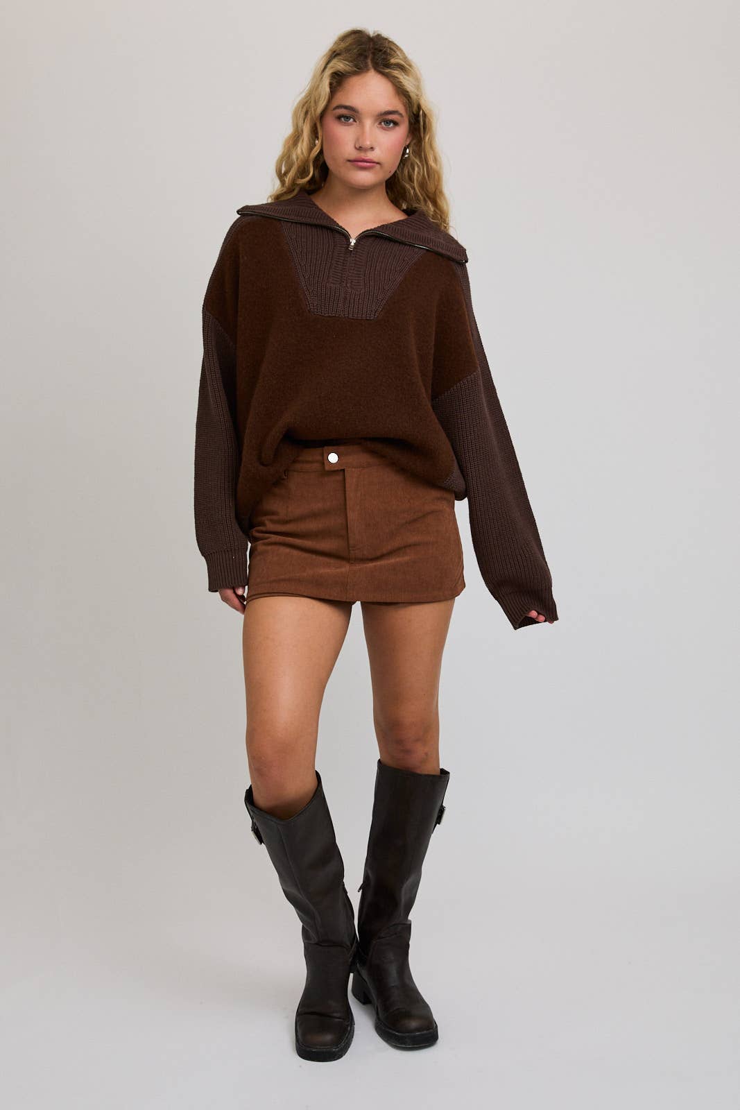 Mocha Ridge Quarter Zip