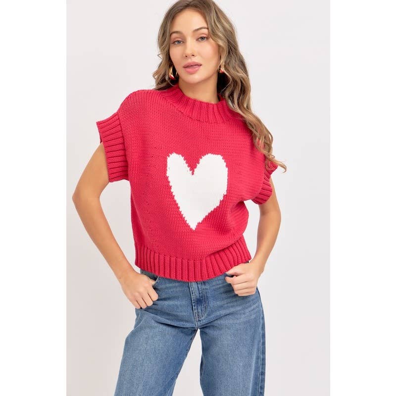 Valentine Mock Neck Sweater