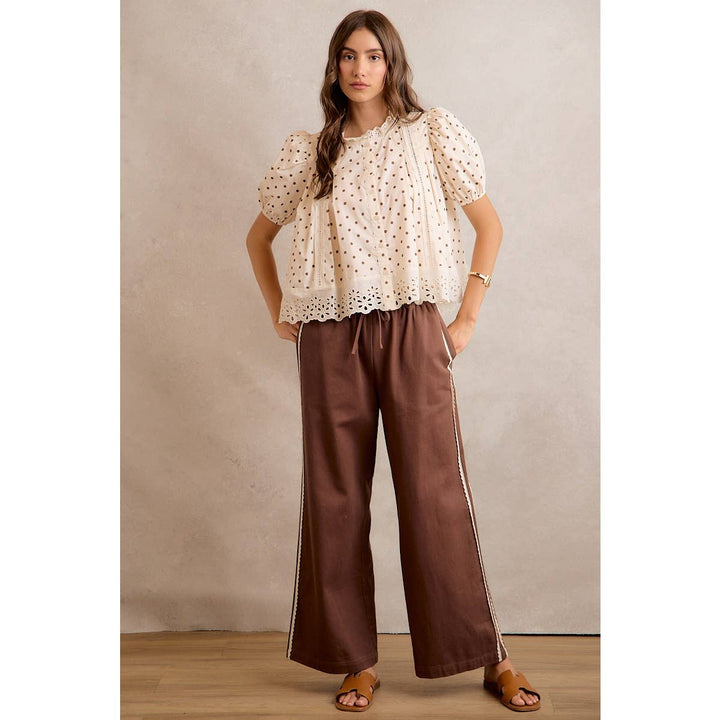 PRESALE Polka Dot Lace Blouse