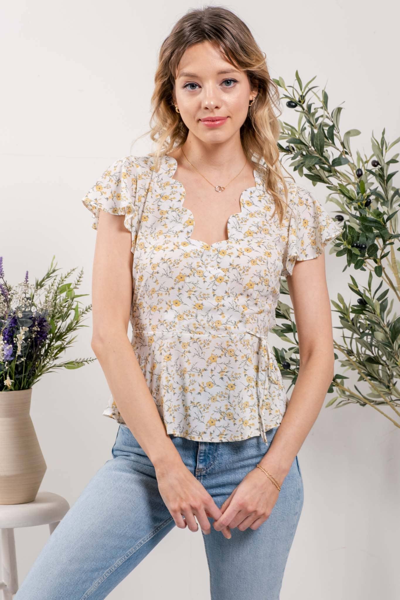 FLORAL PRINT TOP