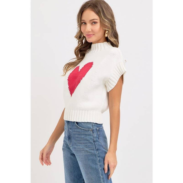 Valentine Mock Neck Sweater