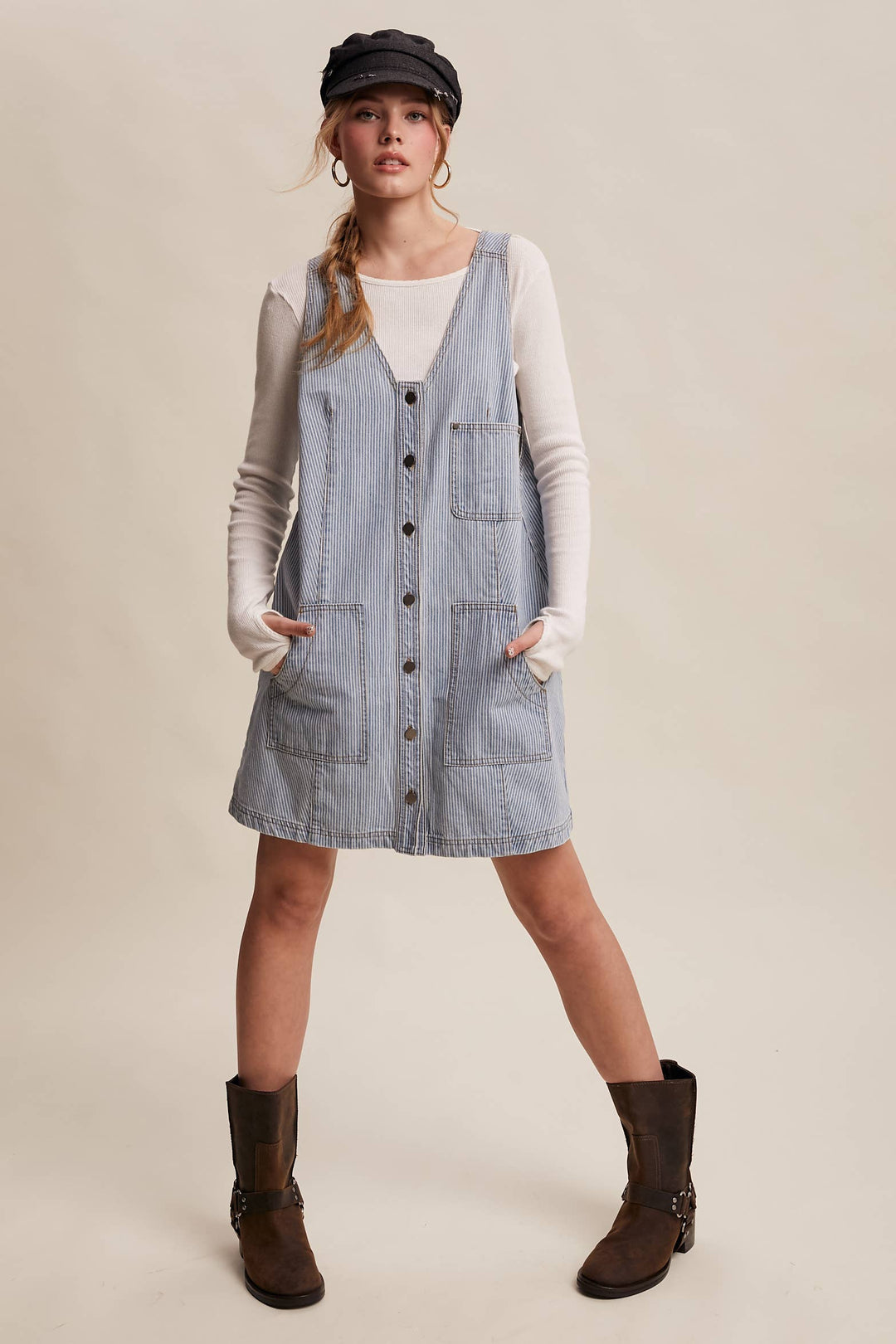Railroad Days Denim Dress