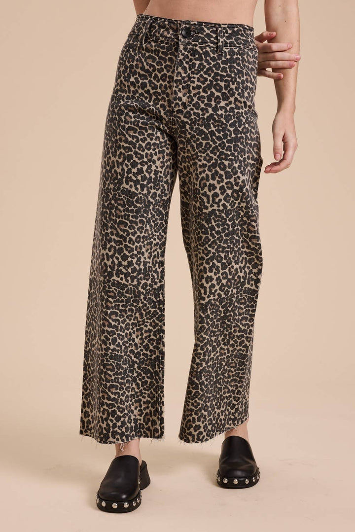 Leopard Print Jeans