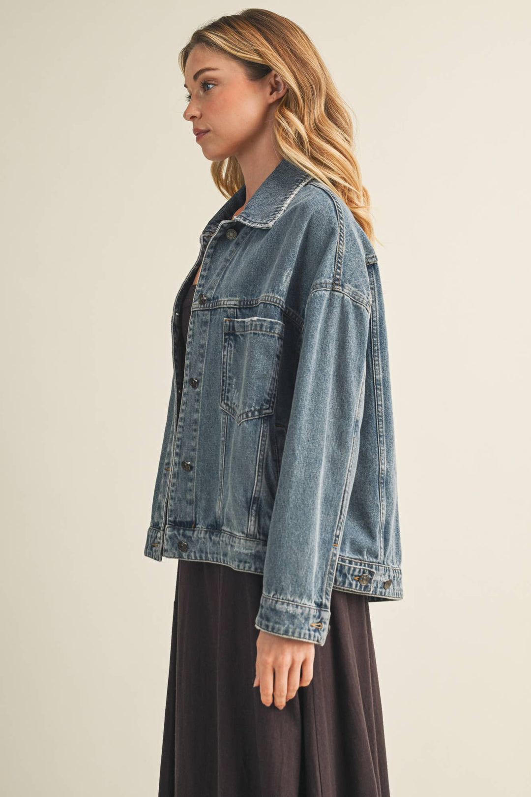 BACK PLEATED JACKET - Baycreek & Co