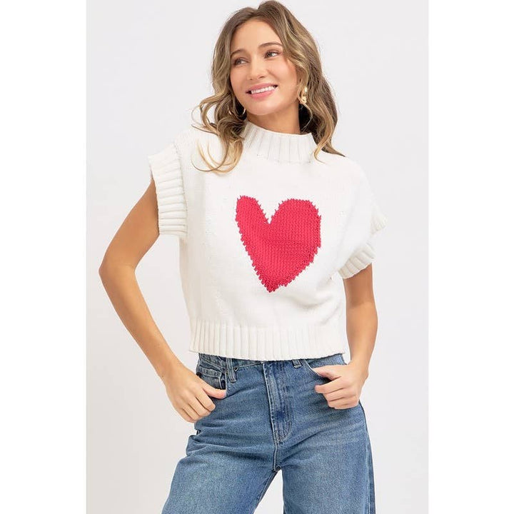 Valentine Mock Neck Sweater