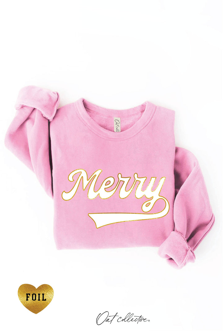 Merry Foil Sweatshirt