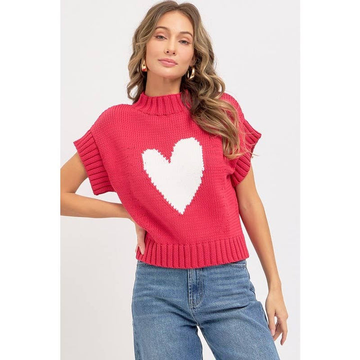 Valentine Mock Neck Sweater
