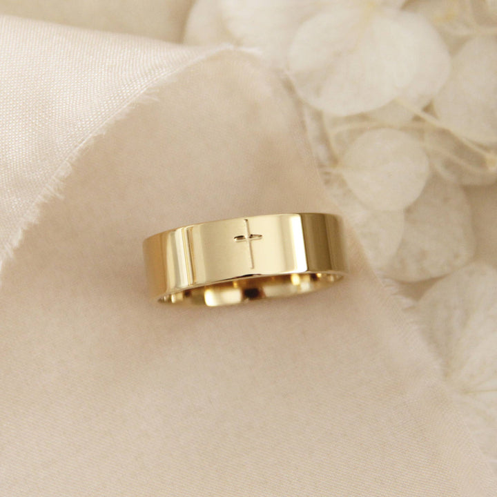 Kristen Cross Ring - Baycreek & Co