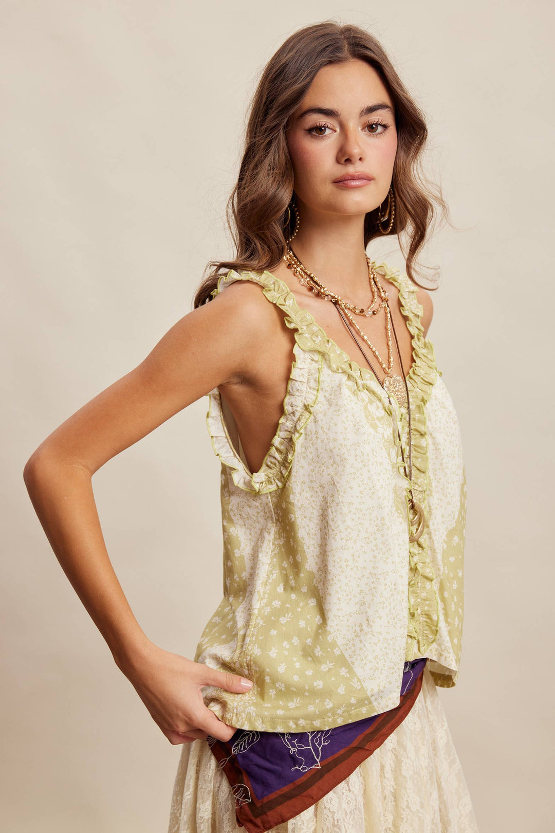Patchwork Tank Top