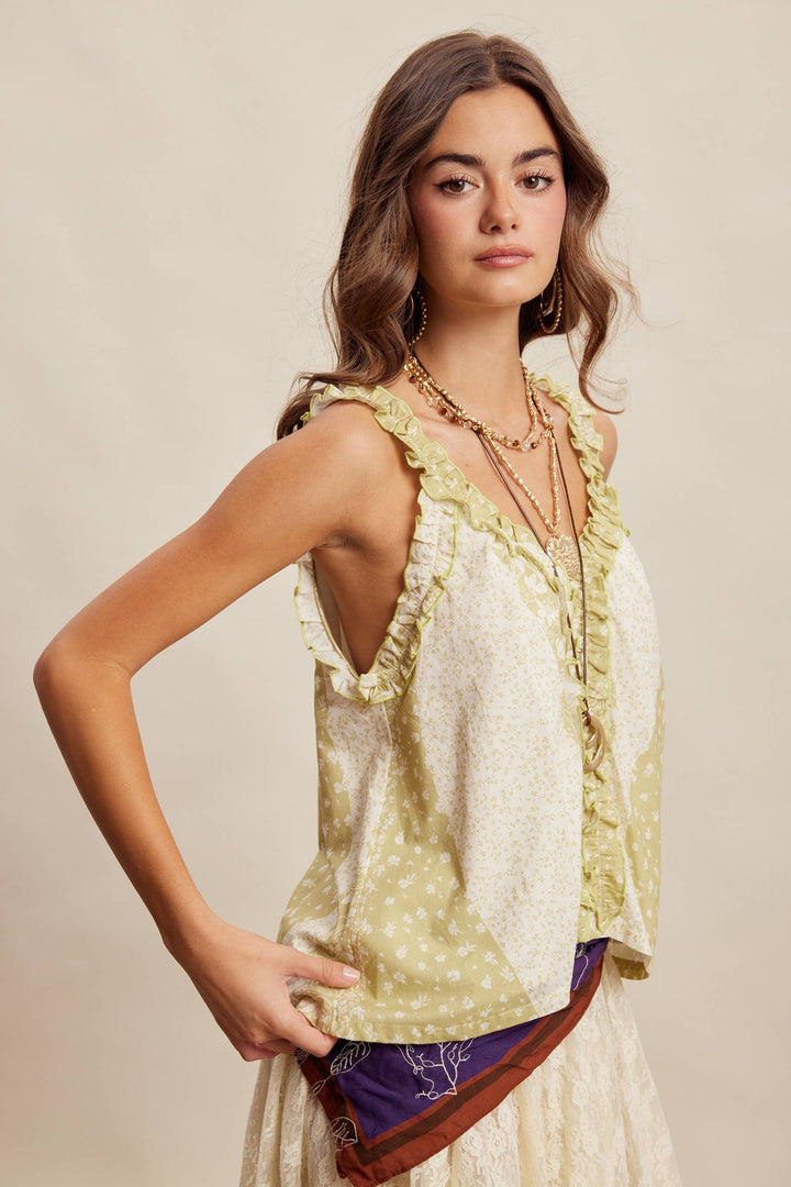 Patchwork Tank Top