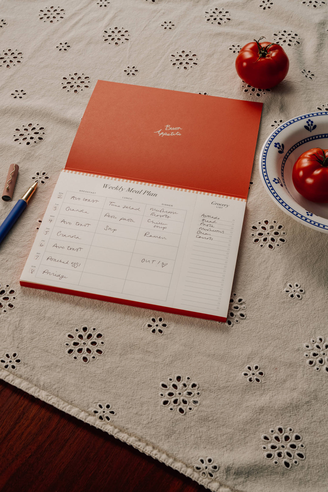 Weekly Meal Planner & Grocery List