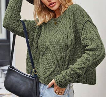 Green Oaklyn Sweater
