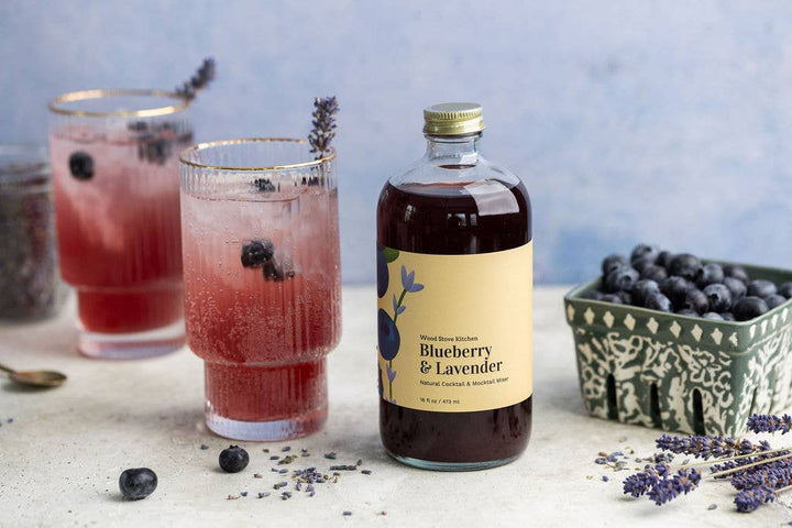 Blueberry and Lavender Cocktail - Baycreek & Co