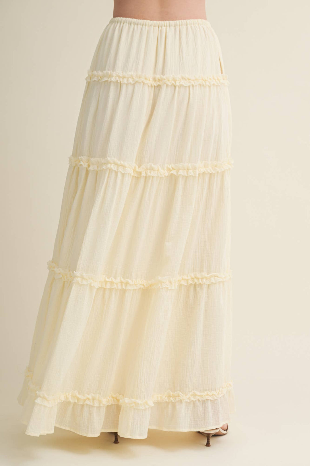 Ruffle Tier Maxi Skirt - Baycreek & Co
