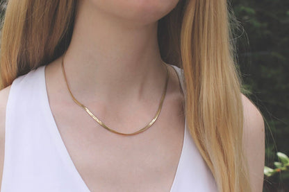 Snake Chain Layering Necklace