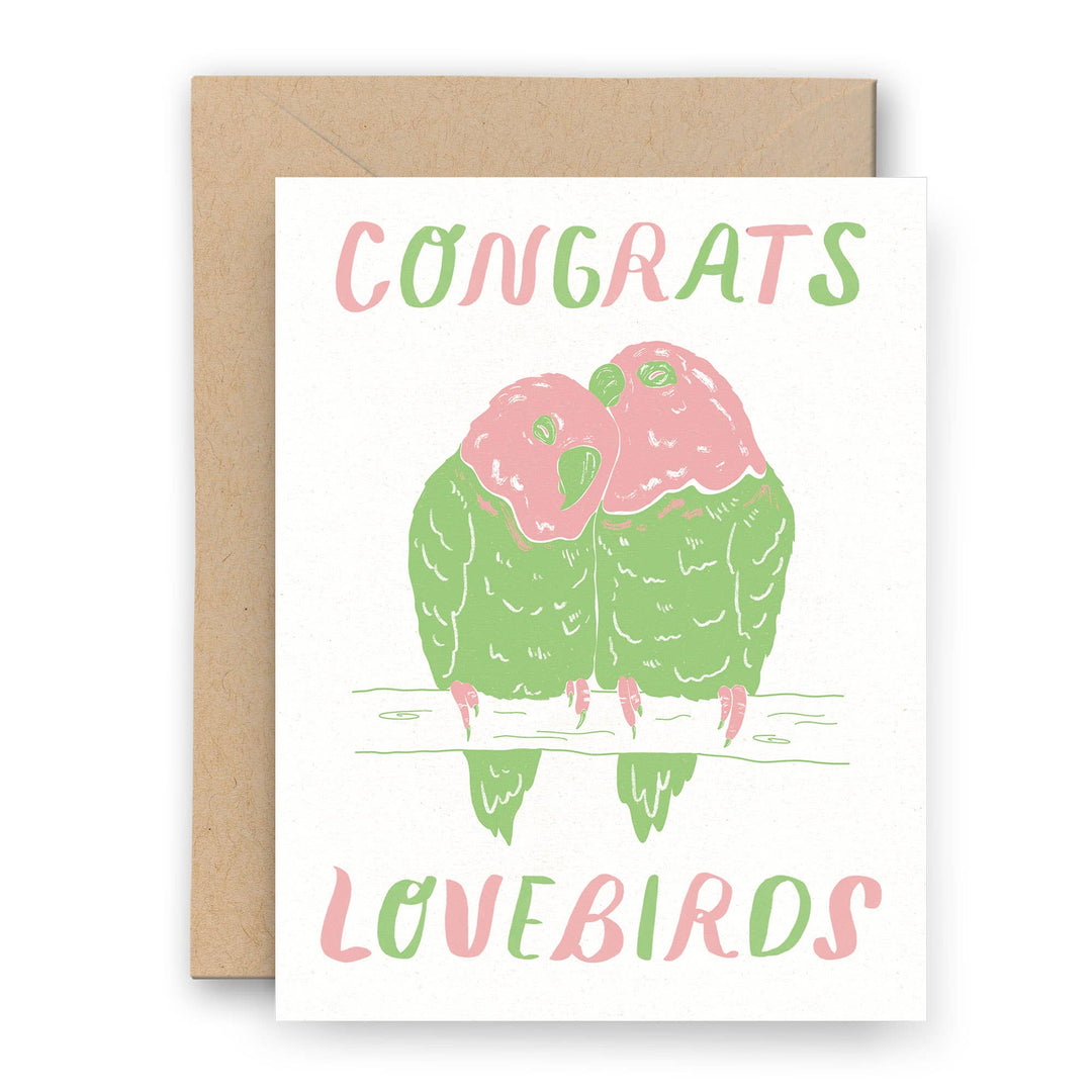 Lovebirds Wedding/Engagement Card - Baycreek & Co